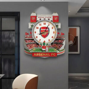 Arsenal Stadium 3D Wall Clock