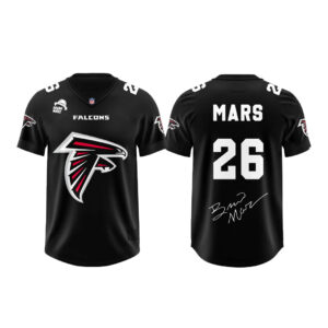 Atlanta Falcons x Bruno Mars The Romantic Tour 2026 Football Jersey
