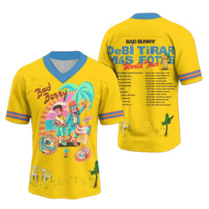 Bad Bunny Debi Tirar Mas Fotos World Tour 2026 Football Jersey