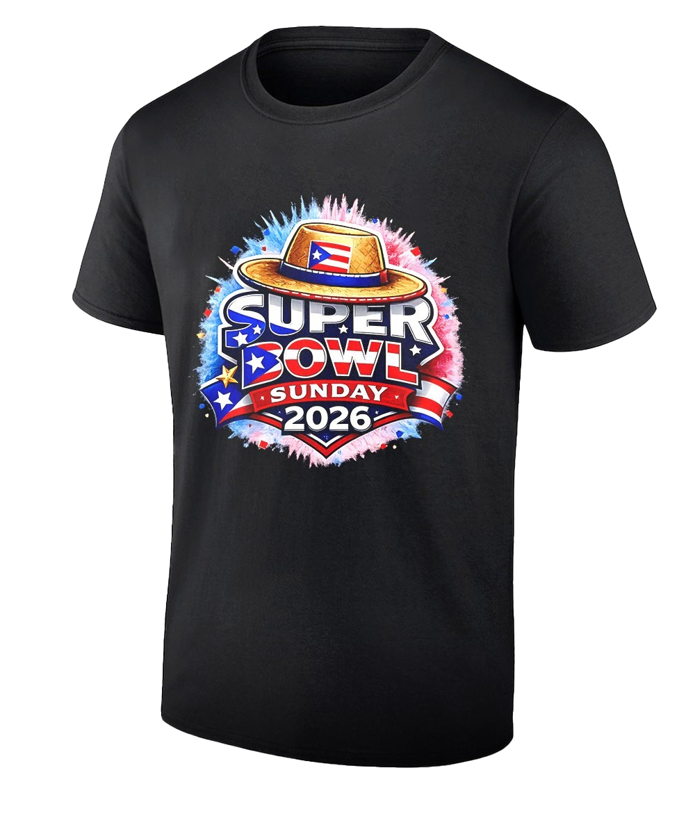 Bad Bunny Super Bowl Sunday 2026 T-Shirt 1 Bad Bunny Super Bowl Sunday 2026 T-Shirt