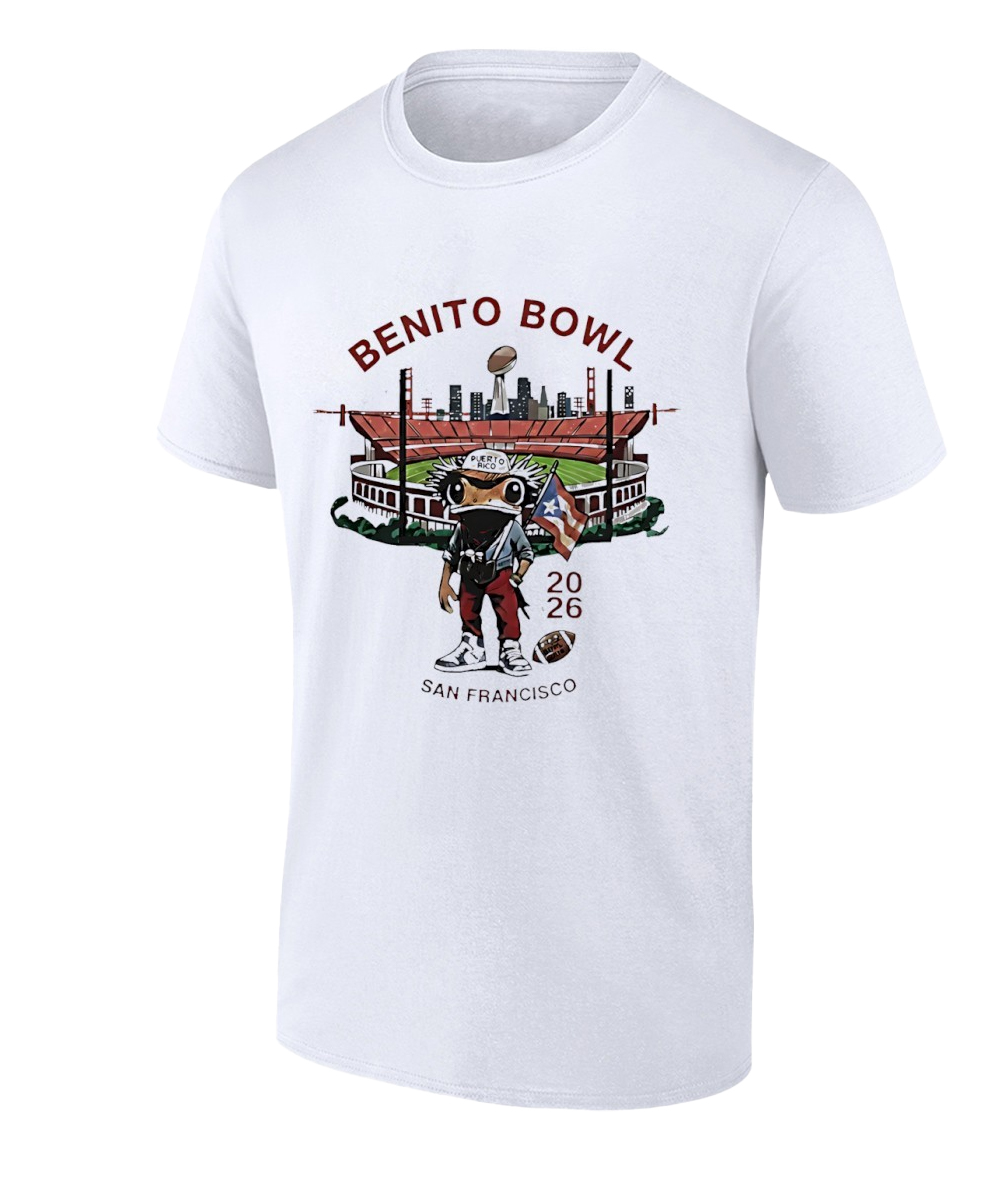 Benito Bowl Rap Music Super Bowl 2026 T-Shirt 1 Benito Bowl Rap Music Super Bowl 2026 T-Shirt