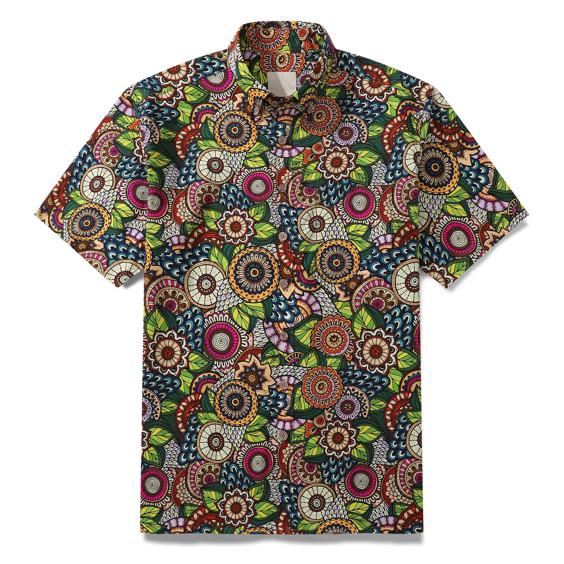 Bohemian Florals Hawaiian Shirt 1 Bohemian Florals Hawaiian Shirt