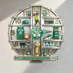 Boston Celtics Home Decorative 3D Wall Clock