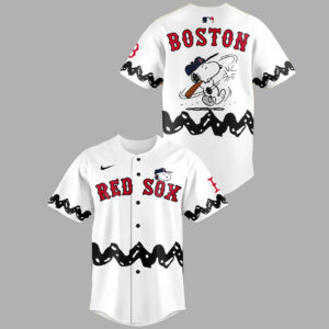 Boston Red Sox x Peanuts Night Baseball Jersey