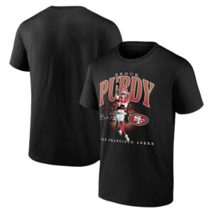 Brock Purdy Black San Francisco 49ers Hype Player Graphic T-Shirt