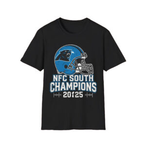 Carolina Panthers NFC South 2025 Champions Shirt