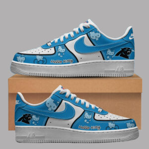 Carolina Panthers x Hello Kitty Air Force 1 Shoes Sneakers