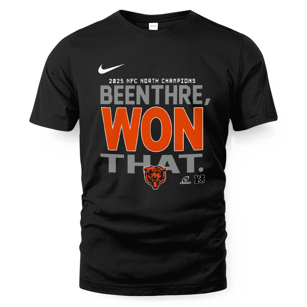 Chicago Bears 2025 NFC North Champions Been There Won That Hoodie 5 Chicago Bears 2025 NFC North Champions Been There Won That Hoodie - Image 5