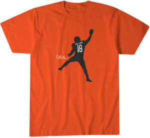 Chicago Bears Caleb Williams Iceman Silhouette T-Shirt