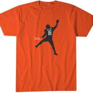 Chicago Bears Caleb Williams Iceman Silhouette T-Shirt
