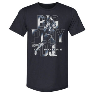 Chicago Bears D.J. Moore Big Play DJ T-Shirt