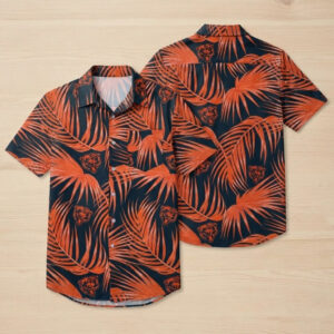 Chicago Bears Hawaiian Button-Up Shirt