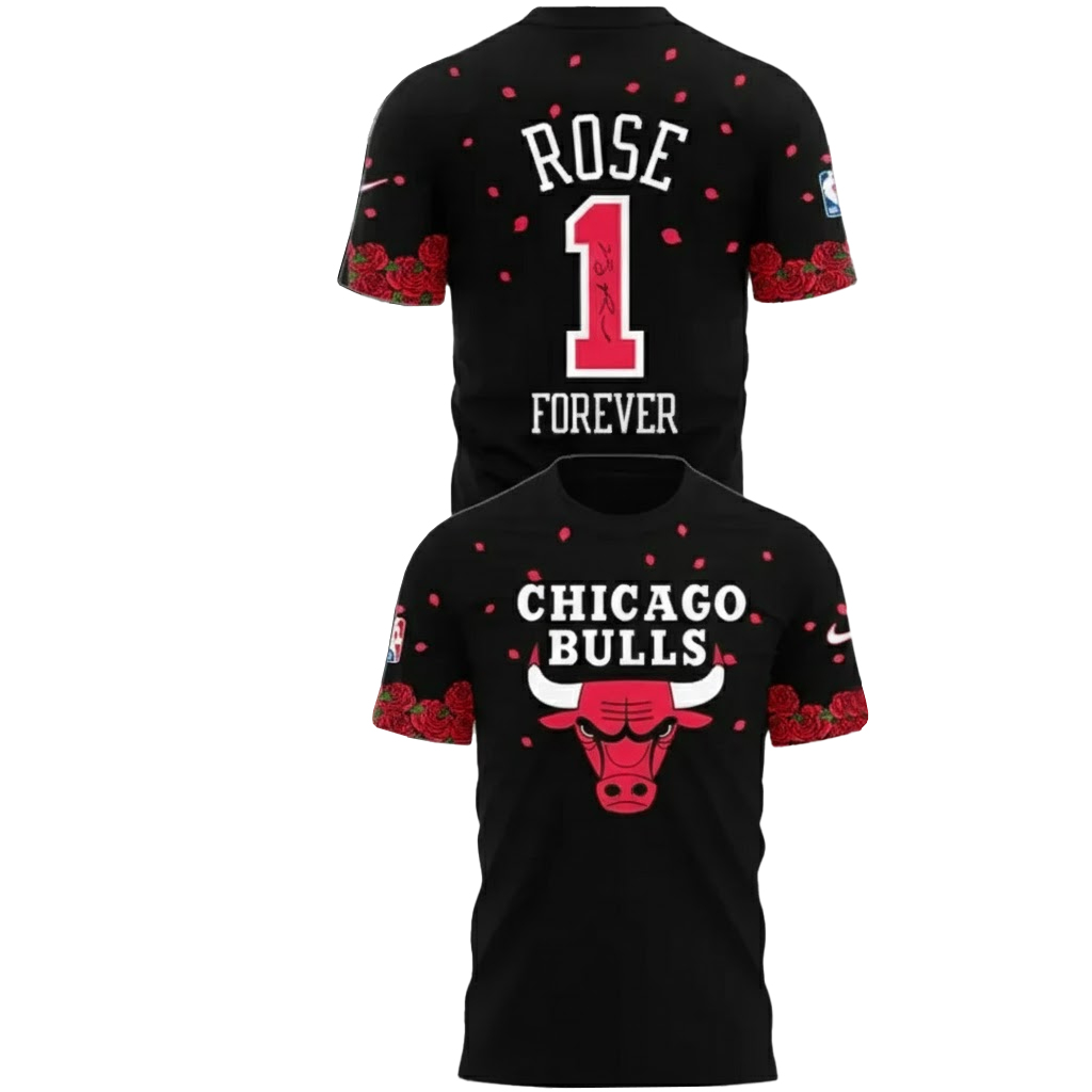Chicago Bulls SIGNED D-Rose Shirt 1 Chicago Bulls SIGNED D-Rose Shirt