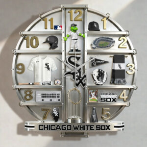 Chicago White Sox Home Decorative 3D Wall Clock