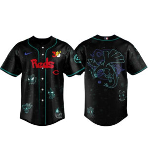 Cincinnati Reds Pokemon 30th Anniversary 1996-2026 Baseball Jersey