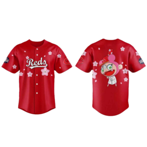 Cincinnati Reds Takashi Murakami Tokyo Series 2025 Jersey Baseball