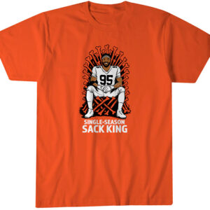 Cleveland Browns Myles Garrett Single-Season Sack King T-Shirt