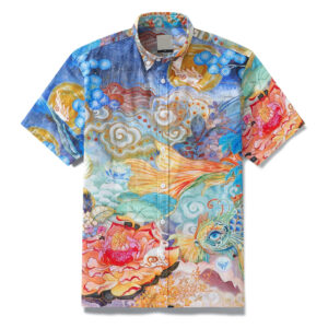 Cloud-wandering Koi Hawaiian Shirt