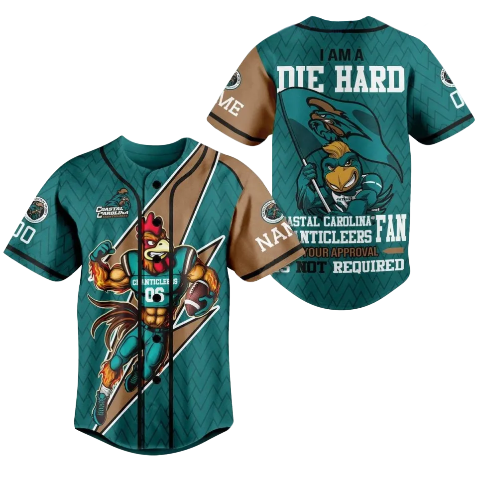 Coastal Carolina Chanticleers Your Approval Not Required Personalized Baseball Jersey 2025 1 Coastal Carolina Chanticleers Your Approval Not Required Personalized Baseball Jersey 2025