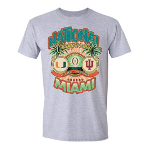 College Football Playoff 2026 National Championship Miami vs Indiana Matchup T-Shirt