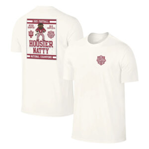 College Football Playoff 2026 Retro Indiana National Champions Hoosier Natty T-Shirt