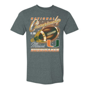College Football Playoff Miami Hurricanes National Championship 2026 T-Shirt