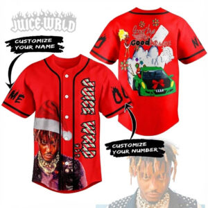 Custom Christmas Juice Wrld Baseball Jersey