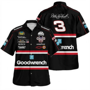 Dale Earnhardt Nascar Racing 1993 Hawaiian Shirt