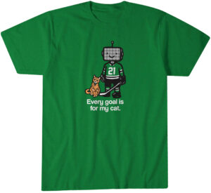 Dallas Stars Jason Robertson Every Goal Is For My Cat T-Shirt