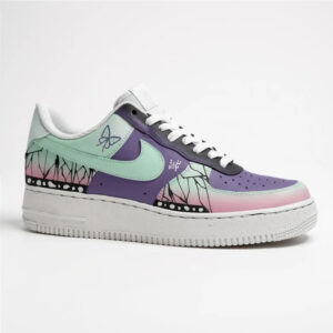 Demon Slayer Shinobu Kocho Air Force 1 Shoes Sneakers