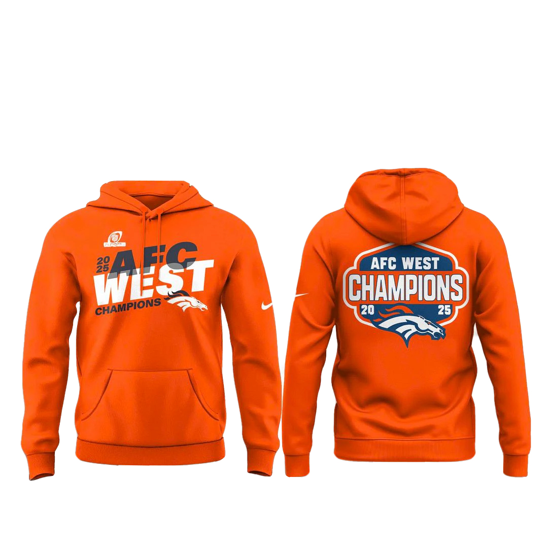 Denver Broncos 2025 AFC West Division Champions Shirt 2 Denver Broncos 2025 AFC West Division Champions Shirt - Image 2