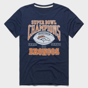Denver Broncos 3 Time Super Bowl Champions T-Shirt