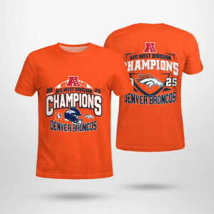 Denver Broncos 2025 AFC West Division Champions Shirt