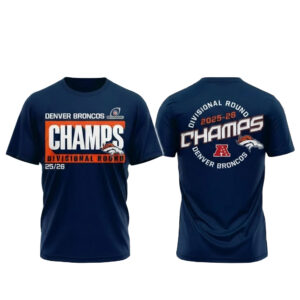 Denver Broncos Divisional Round Champions 2025-26 T-Shirt