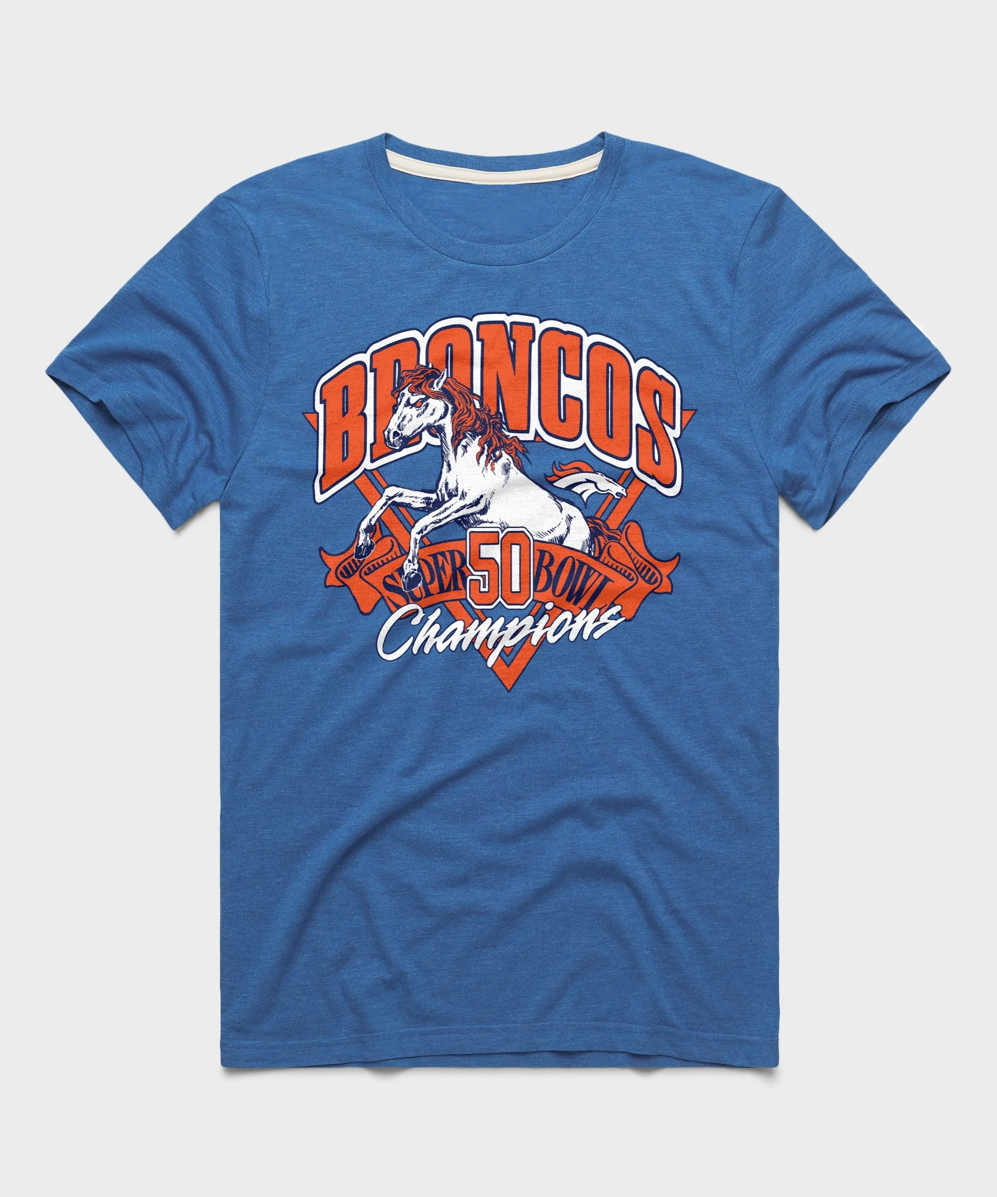 Denver Broncos Super Bowl 50 Champions T-Shirt 1 Denver Broncos Super Bowl 50 Champions T-Shirt