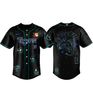 Detroit Tigers Pokemon 30th Anniversary 1996-2026 Baseball Jersey
