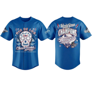 Dodgers Dia De Los World Series Champions 2025 Baseball Jersey