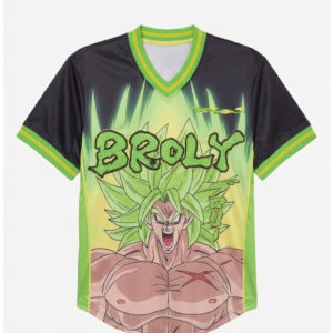Dragon Ball Z Broly Batting Football Jersey