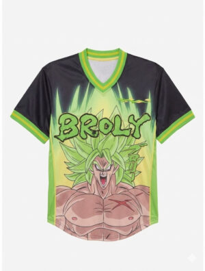Dragon Ball Z Broly Batting Football Jersey