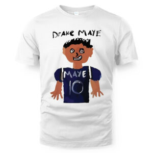 Drake Maye Number 10 New England Patriots Draw T-Shirt