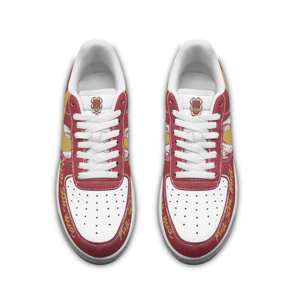 FC Bayern Munich Mia San Mia Air Force 1 Shoes Sneakers 2 FC Bayern Munich Mia San Mia Air Force 1 Shoes Sneakers - Image 2