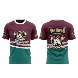 Fayetteville Marksmen The Mighty Ducks Night 2026 Celebrate T-Shirt and Hoodie