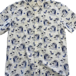 Flamingo Pineapple Surfboard Camp Hawaiian Shirt