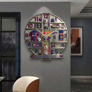 Fooball Club Barcelona 3D Wall Clock
