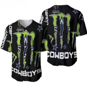 Football League Dallas Cowboys Baseball Jersey Monster Energy