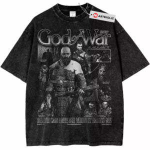 God of War Kratos Washed T-Shirt