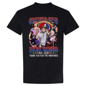 Grateful Dead Bob Weir 1947–2026 Thank You For The Memories Shirt