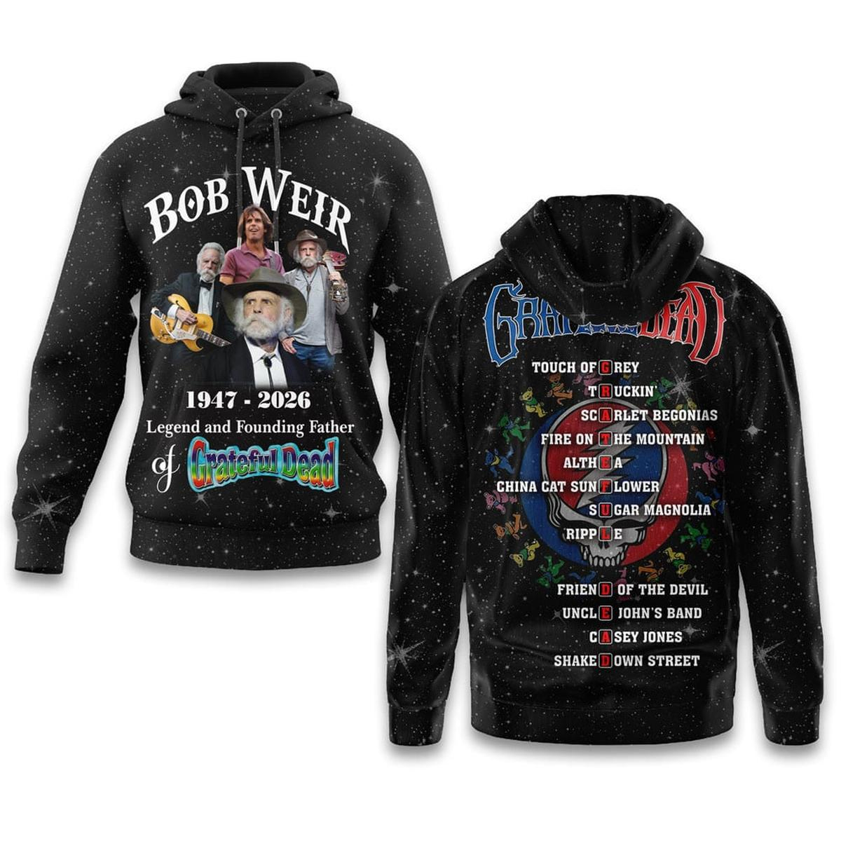Grateful Dead Bob Weir Legend Forever Shirt 2 Grateful Dead Bob Weir Legend Forever Shirt - Image 2