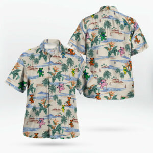 Grateful Dead Dancing Bears Colors 3D Summer Hawaiian Shirt