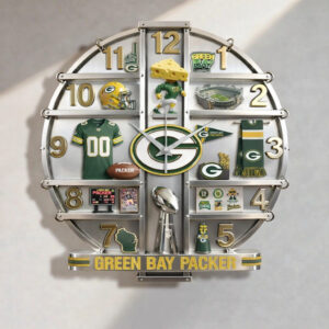 Green Bay Packers Home Decorative 3D Wall Clock